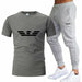 Men's Fashion Sportswear Two-Pieces Set Running And Jogging Fitness wear