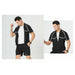 Men Sweatsuit Casual Sportswear Breathable Short Sleeve T-Shirts Shorts Set