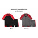 Men Patchwork Casual T-Shirt Shorts Set Quick-Dry Sportswear 2 Pic Set