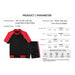 Men Patchwork Casual T-Shirt Shorts Set Quick-Dry Sportswear 2 Pic Set
