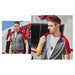 Men Patchwork Casual T-Shirt Shorts Set Quick-Dry Sportswear 2 Pic Set