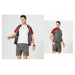 Men Patchwork Casual T-Shirt Shorts Set Quick-Dry Sportswear 2 Pic Set