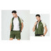Summer Men Casual Set Street-wear New Casual Patchwork T-shirt Shorts Set