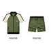 Summer Men Casual Set Street-wear New Casual Patchwork T-shirt Shorts Set