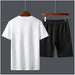 Men's Tracksuit Sportswear Two Piece Set T Shirt Shorts Sports Clothing