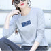 Women Fashion Striped T-Shirt Casual Long Sleeve O-neck Soft Ladies T-Shirt