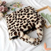 New Fashion Shoulder Bag Leopard Pattern Soft Fur Plush Handbags
