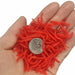 20PCS-100pcs Lifelike Red Worm Soft Lure Earthworm Fishing Silicone Artificial Bait