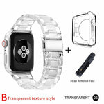 Apple Watch Band Strap Series 6 SE 5 4 321 Transparent Bracelet 38mm 40mm 42mm 44mm Watchband