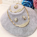 Women Wedding Jewelry Sets Crystal Beads Rhinestone Bridal Jewelry Sets