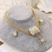 Women Wedding Jewelry Sets Crystal Beads Rhinestone Bridal Jewelry Sets