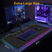 RGB Mouse Pad Large Backlit Gaming Mouse Pads LED Gamer Carpet Desk Mat