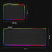 RGB Mouse Pad Large Backlit Gaming Mouse Pads LED Gamer Carpet Desk Mat
