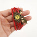 Women's Casual Vintage Wristwatch Multilayer Leather Bracelet Wrist Watch