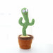 Cactus Toy Funny 32cm Electric Dancing Plant Cactus Plush Stuffed Kids Toy