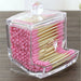 Acrylic Cotton Swabs Storage Holder Box Portable Transparent Cotton Organizer Case