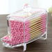 Acrylic Cotton Swabs Storage Holder Box Portable Transparent Cotton Organizer Case