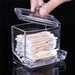 Acrylic Cotton Swabs Storage Holder Box Portable Transparent Cotton Organizer Case