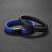 Black/Brown Braided Leather Bracelet Stainless Steel Magnetic Clasp Fashion Unisex Jewelry