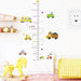 Height Measure Wall Sticker Kids Room Growth Chart Nursery Room Wall Decor Sticker