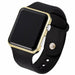 New LED Digital Watch Silicone Band Women Men Wristwatch