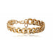Punk Curb Cuban Chain Bracelets Set Women Thick Gold Color Charm Bracelets Jewelry