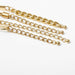 Punk Curb Cuban Chain Bracelets Set Women Thick Gold Color Charm Bracelets Jewelry