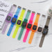Sports Strap Apple Watch Band Series Transparent Silicone 38mm 40mm 42mm 44mm Strap