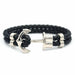 Anchor Bracelet Nylon Navy Blue Men Women Bracelet Brass Anchor