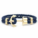 Anchor Bracelet Nylon Navy Blue Men Women Bracelet Brass Anchor