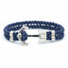 Anchor Bracelet Nylon Navy Blue Men Women Bracelet Brass Anchor
