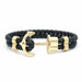 Anchor Bracelet Nylon Navy Blue Men Women Bracelet Brass Anchor