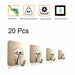 20/10 Pcs Hooks Transparent Strong Self Adhesive Suction Wall Hanger Hooks