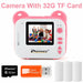 Kids Instant Print Digital Camera – 8MP 1080P Children's Photo & Video Camera with Printing Paper