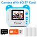 Kids Instant Print Digital Camera – 8MP 1080P Children's Photo & Video Camera with Printing Paper