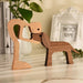 Wood Craft Figurine Desktop Table Ornament Carving Creative Home Office Decoration Pet sculpture