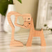 Wood Craft Figurine Desktop Table Ornament Carving Creative Home Office Decoration Pet sculpture