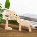 Wood Craft Figurine Desktop Table Ornament Carving Creative Home Office Decoration Pet sculpture