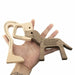 Wood Craft Figurine Desktop Table Ornament Carving Creative Home Office Decoration Pet sculpture