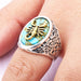 Two-Color Gold Metal Roman Soldier Ring Fashion Jewelry Vintage Ancient Design Rings