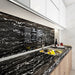 Waterproof Marble Design Self Adhesive Wallpaper Vinyl Film Wall Stickers Kitchen Home Decoration