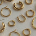 Gold Silver Stainless Steel Hoop Earrings Women Circle Earrings Jewelry