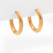 Gold Silver Stainless Steel Hoop Earrings Women Circle Earrings Jewelry