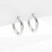 Gold Silver Stainless Steel Hoop Earrings Women Circle Earrings Jewelry