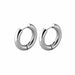 Gold Silver Stainless Steel Hoop Earrings Women Circle Earrings Jewelry