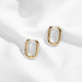 Gold Silver Stainless Steel Hoop Earrings Women Circle Earrings Jewelry
