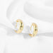 Gold Silver Stainless Steel Hoop Earrings Women Circle Earrings Jewelry