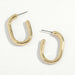 Gold Silver Stainless Steel Hoop Earrings Women Circle Earrings Jewelry