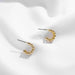 Gold Silver Stainless Steel Hoop Earrings Women Circle Earrings Jewelry