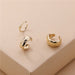 Gold Silver Stainless Steel Hoop Earrings Women Circle Earrings Jewelry